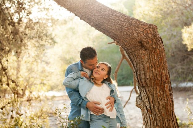 foto de comunion en exterior saler