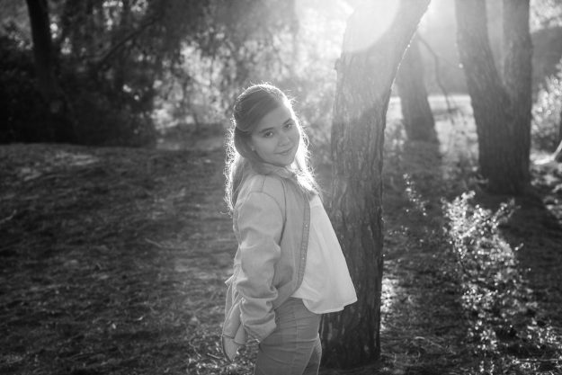 vestuario foto de comunion en exterior