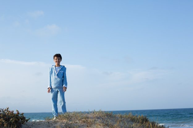 fotos comunion niño playa