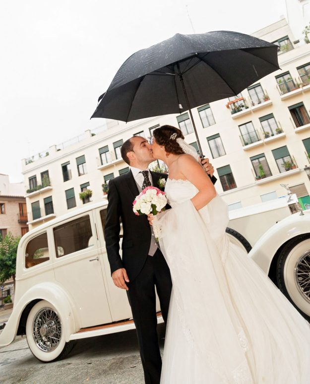 boda con lluvia